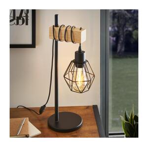 Eglo Eglo 44079 - Stolní lampa TOWNSHEND 1xE27/60W/230V - FSC certifikováno