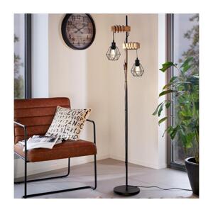Eglo Eglo 44081 - Stojací lampa TOWNSHEND 2xE27/60W/230V - FSC certifikováno