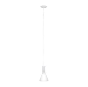 Eglo Eglo 62264 - Lustr na lanku PASCOA 1xE27/60W/230V 16,8 cm bílá
