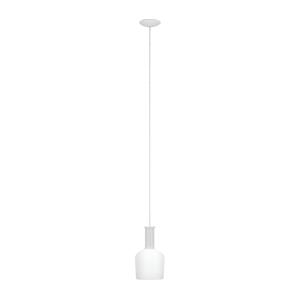 Eglo Eglo 62265 - Lustr na lanku PASCOA 1xE27/60W/230V 15,6 cm bílá