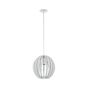 Eglo Eglo 63247 - Lustr na lanku COSSANO PRO 1xE27/60W/230V pr. 30 cm bílá