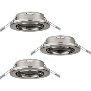 Eglo Eglo 75675-SADA 3x Koupelnové podhled. svítidlo AGULO 1xGU10/35W/230V IP23 chrom