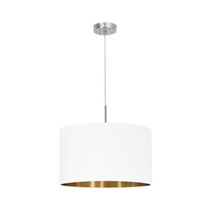 Eglo Eglo 78695 - Lustr na lanku PASTERI 1xE27/60W/230V bílá
