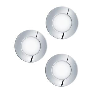 Eglo Eglo 98635 - SADA 3x LED Koupelnové svítidlo FUEVA 1xLED/2,8W/230V IP44 chrom