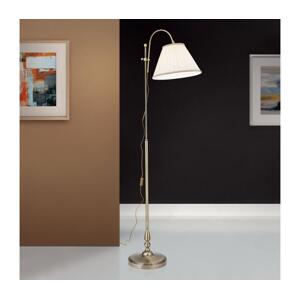 Orion Orion Stl 12-1101/1 - Stojací lampa TONIA 1xE27/60W/230V 183 cm bílá/bronz