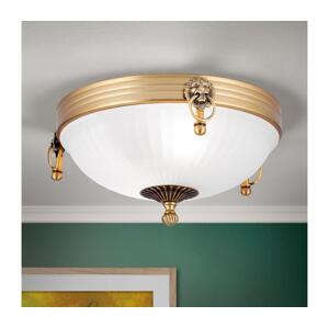 Orion Orion DL 7-522/31 - Stropní svítidlo ROCCA 2xE27/60W/230V pr. 31 cm bronz/bílá