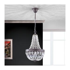 Orion Orion HL 6-1551/1 - Křišťálový lustr na řetězu ARILA 1xE27/60W/230V hnědá/patina