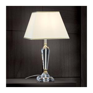 Orion Orion LA 4-1201 - Křišťálová stolní lampa VERONIQUE 1xE27/60W/230V krémová/zlatá