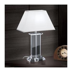 Orion Orion LA 4-1202 - Křišťálová stolní lampa VERONIQUE 1xE27/60W/230V bílá/chrom