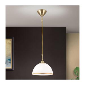 Orion Orion HL 6-1808/1 - Lustr na lanku OLD LAMP 1xE27/40W/230V bílá/bronz