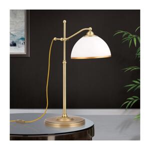 Orion Orion LA 4-1213/1 - Stolní lampa OLD LAMP 1xE27/40W/230V bílá/bronz
