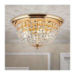 Orion Orion DLU 1840/47-Křišťálové str. svítidlo PLAFOND 6xE27/40W/230V pr.47 cm zlatá