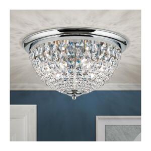 Orion Orion DLU 1840/47-Křišťálové str. svítidlo PLAFOND 6xE27/40W/230V pr.47 cm chrom