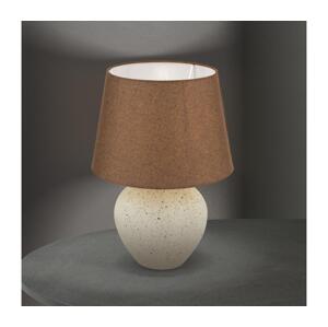 Orion Orion LA 4-1228 - Stolní lampa MASAI 1xE27/40W/230V keramika hnědá/béžová