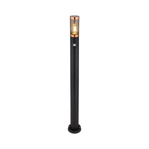 Globo Globo 3159BCS-Ven. lampa se senzorem BOSTON 1xE27/15W/230V IP44 110cm černá/měď