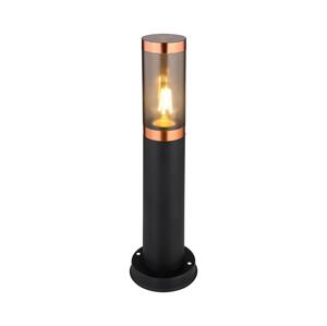 Globo Globo 3158BC - Venkovní lampa BOSTON 1xE27/23W/230V IP44 45 cm černá/měď