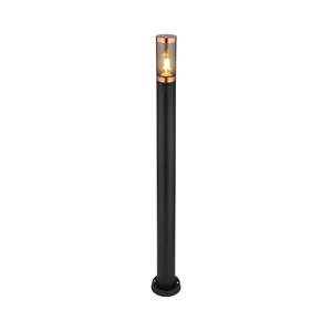Globo Globo 3159BC - Venkovní lampa BOSTON 1xE27/23W/230V IP44 110 cm černá/měď
