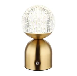 Globo Globo 21007M-LED Stm. dot. stol. lampa JULSY LED/2,5W/3,7V 2700/4000/6500K mosaz