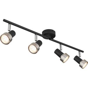 Globo Globo 57917-4N - Bodové svítidlo  MASON 4xGU10/25W/230V černá/stříbrná