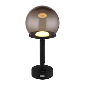 Globo Globo 21034S - LED Nab. dot. stol. lampa HAKU LED/2,5W/5V 2700/4000/6500K černá