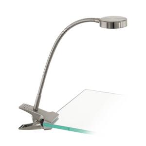 Eglo Eglo 54648 - LED Stolní lampa s klipem LED/4,5W/230V 3000K matný chrom
