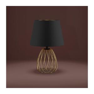 Eglo Eglo 390039 - Stolní lampa JAZMINIA 1xE27/40W/230V černá/zlatá