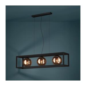 Eglo Eglo 390091 - Lustr na lanku CORDOBA 3xE27/40W/230V měděná/černá
