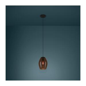 Eglo Eglo 390159 - Lustr na lanku ESTANYS 1xE27/40W/230V hnědá