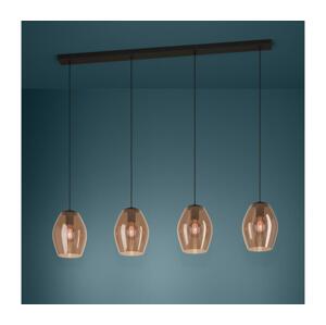 Eglo Eglo 390162 - Lustr na lanku ESTANYS 4xE27/40W/230V hnědá