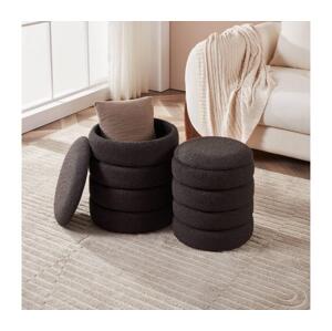Eglo Eglo 424124 - SADA 2x Taburet AMPAHAKA pr. 33,5/40 cm černá