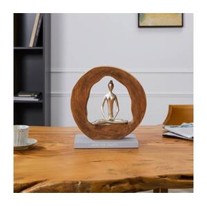 Eglo Eglo 427414 - Dekorace KEMAMAN 27,2x28,5 cm dřevo/kov
