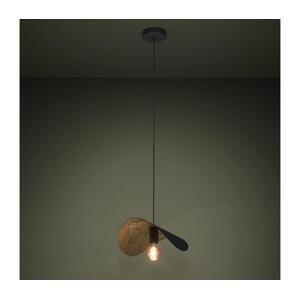 Eglo Eglo 390392 - Lustr na lanku SACEDA 1xE27/40W/230V 41 cm černá/zlatá