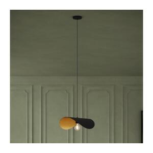 Eglo Eglo 390393 - Lustr na lanku SACEDA 1xE27/40W/230V 53 cm černá/zlatá