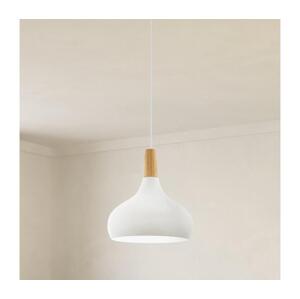 Eglo Eglo 901178-Lustr na lanku SABINAR 1xE27/60W/230V pr.28cm bílá-FSC certifikováno