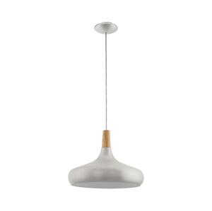 Eglo Eglo 901182-Lustr na lanku SABINAR 1xE27/60W/230V pr.40cm stříbrná-FSC certifik.