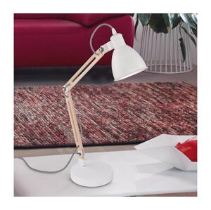 Eglo Eglo 901294 - Stolní lampa TORONA 1 1xE14/28W/230V bílá - FSC certifikováno