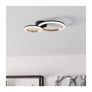 Eglo Eglo 901223 - LED Stmívatelné stropní svítidlo CALLIERA LED/12W/230V černá/zlatá