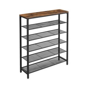 Botník DAVOR hnědá/černá LBS016B01