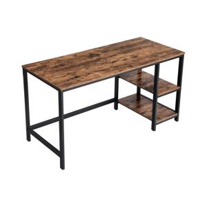 Psací stůl SOLEA hnědá/černá LWD55X