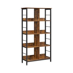 Knihovna NAVARO hnědá/černá LLS105B01