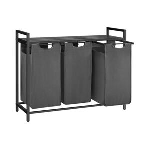 Koš na prádlo REX černá/šedá BLH301G01