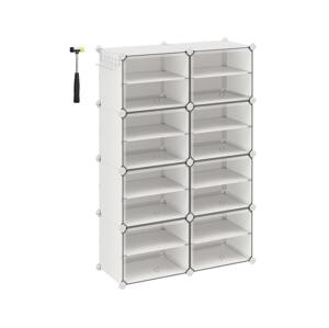 Modulární regál s přihrádkami BOXIFY bílá LPC034W01