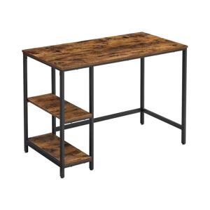 Psací stůl SOLEA hnědá/černá LWD046B01