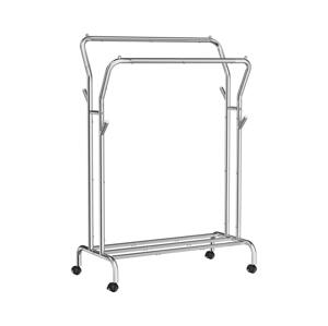 Mobilní stojanový věšák LINEA stříbrná HSR107E01V1