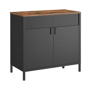 Komoda FIRA černá/hnědá LSC102B01V1