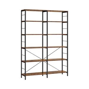 Knihovna NAVARO hnědá/černá LLS114B01V1