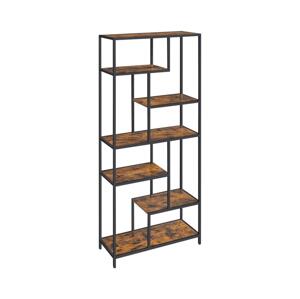 Knihovna NAVARO hnědá/černá LLS119B01