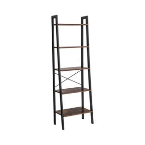 Knihovna NAVARO hnědá/černá LLS45X