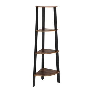 Knihovna NAVARO hnědá/černá LLS34XV1