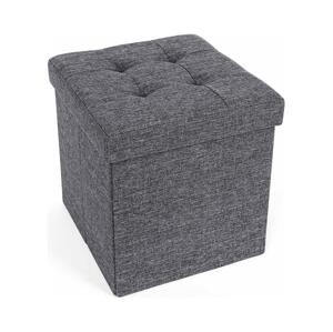 Taburet SULTAN 38x38 cm šedá LSF27Z